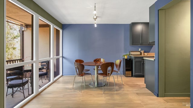 98 Forest Ln, San Rafael, CA 94903 - dining space featuring light wood finished floors and baseboards