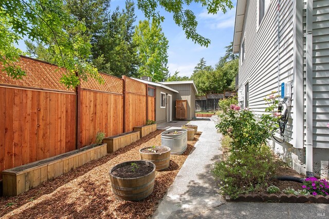 8940 Irving St, Graton, CA 95444 - view of yard featuring fence