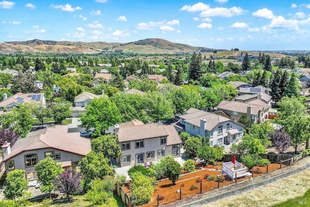 1917 Rollingwood Dr, Fairfield, CA 94534 - aerial view of residential area with a mountain backdrop