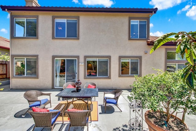 1917 Rollingwood Dr, Fairfield, CA 94534 - back of house featuring a patio, stucco siding, and fence