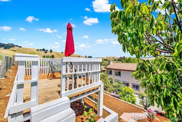 1917 Rollingwood Dr, Fairfield, CA 94534 - view of wooden terrace