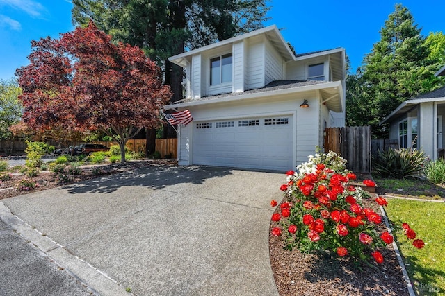 14 Ceriani Ct, Napa, CA 94558 - traditional home with driveway, an attached garage, and fence