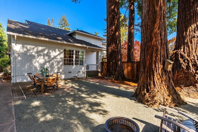 14 Ceriani Ct, Napa, CA 94558 - back of house featuring a shingled roof, a patio area, and fence