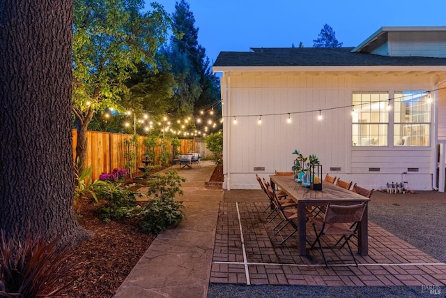 14 Ceriani Ct, Napa, CA 94558 - view of patio / terrace with fence and outdoor dining area