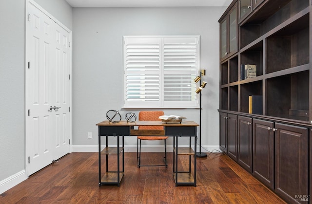 339 Desert Forest Ct, Rio Vista, CA 94571 - office with dark wood-type flooring and baseboards