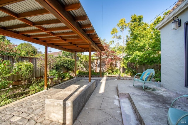 1124 Tuolumne St, Vallejo, CA 94590 - view of patio / terrace with a fenced backyard