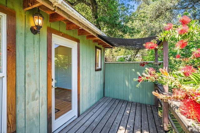 1561 S Fitch Mountain Rd, Healdsburg, CA 95448 - view of wooden terrace