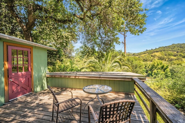 1561 S Fitch Mountain Rd, Healdsburg, CA 95448 - view of deck