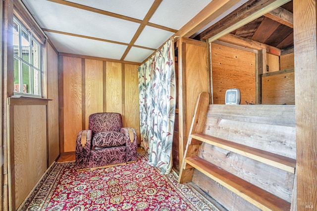 1561 S Fitch Mountain Rd, Healdsburg, CA 95448 - living area featuring wooden walls