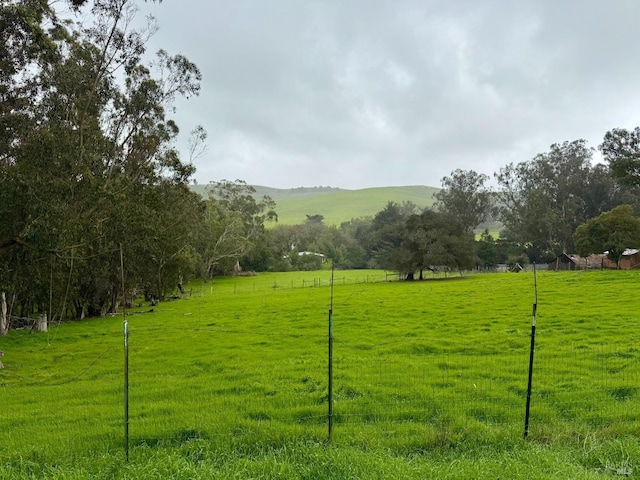 2499 Eastman Ln, Petaluma, CA 94952 - view of yard with a rural view and fence