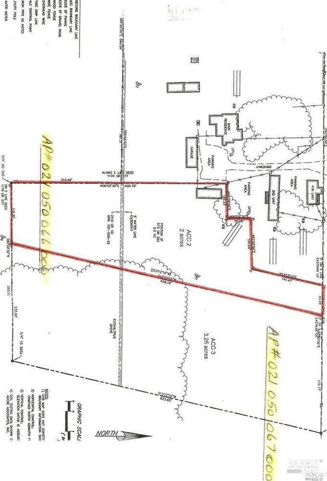2499 Eastman Ln, Petaluma, CA 94952 - parcel map