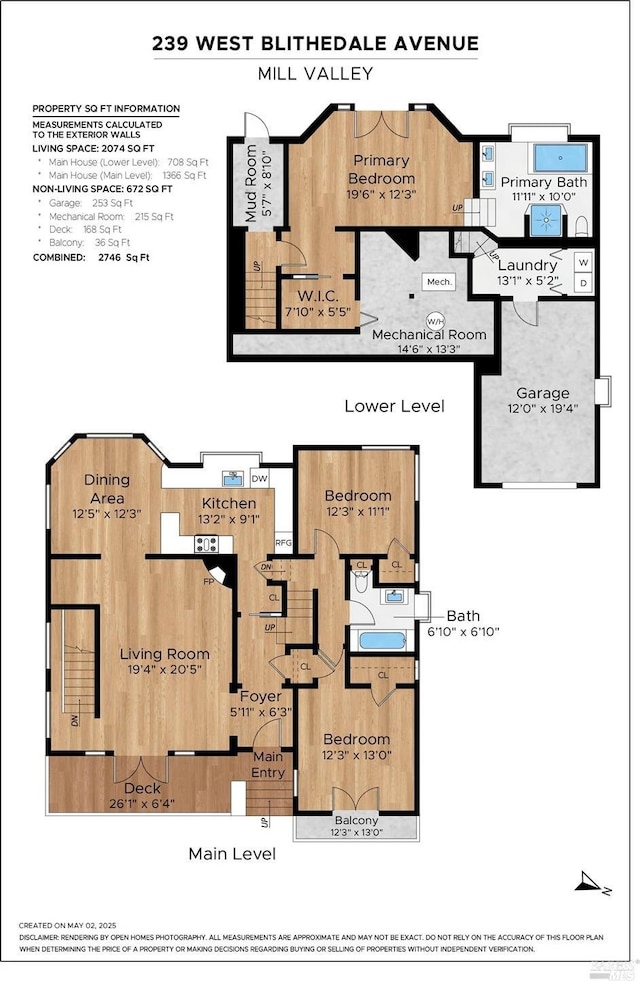 239 W Blithedale Ave, Mill Valley, CA 94941 - home floor plan