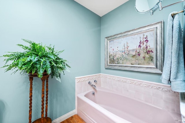 286 Monte Vista Dr, Napa, CA 94559 - full bathroom featuring a bath and wood finished floors