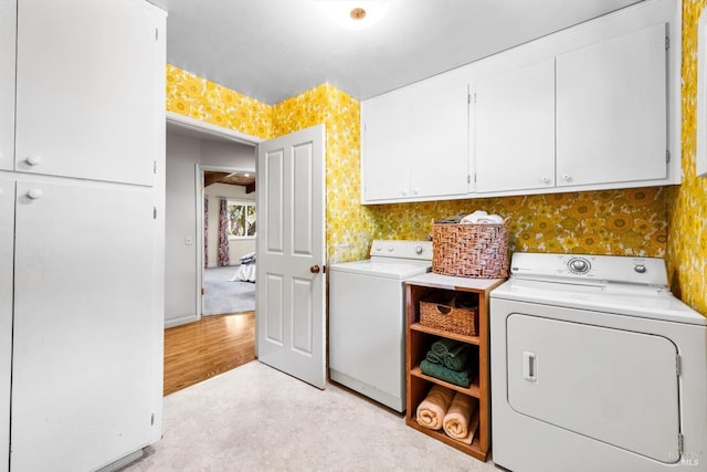 286 Monte Vista Dr, Napa, CA 94559 - laundry area with cabinet space and washing machine and dryer