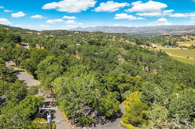 286 Monte Vista Dr, Napa, CA 94559 - bird's eye view of mountains and a heavily wooded area