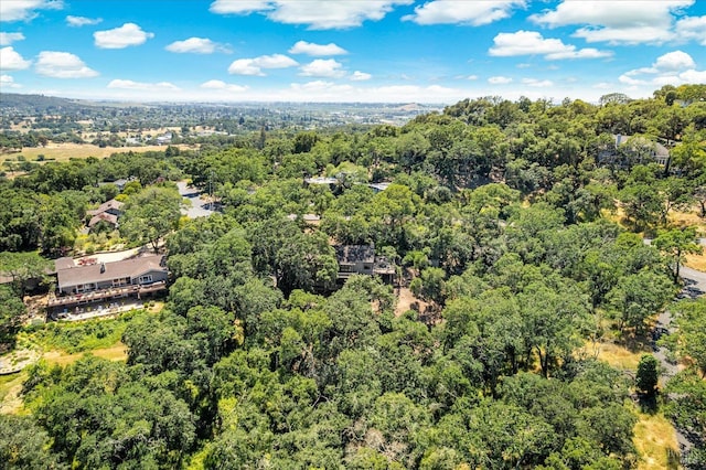 286 Monte Vista Dr, Napa, CA 94559 - aerial view of a heavily wooded area