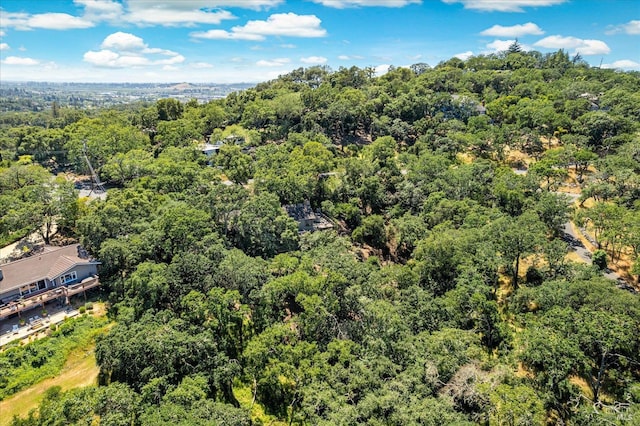 286 Monte Vista Dr, Napa, CA 94559 - bird's eye view of a heavily wooded area