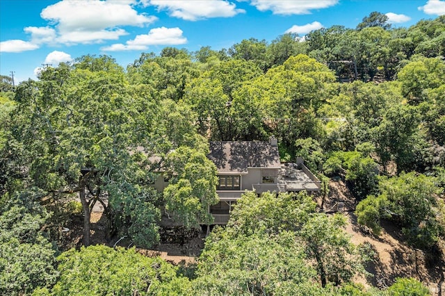 286 Monte Vista Dr, Napa, CA 94559 - aerial view of property and surrounding area featuring a forest