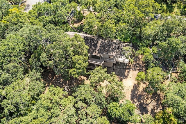 286 Monte Vista Dr, Napa, CA 94559 - aerial view of property and surrounding area with a heavily wooded area
