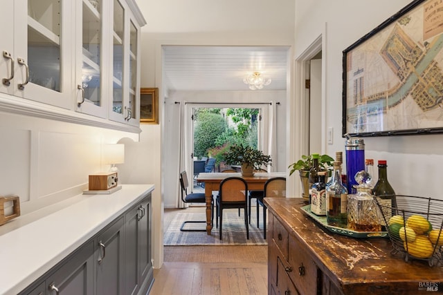 17 Oak Rd, Larkspur, CA 94939 - dining room with dark wood finished floors