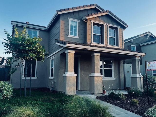 2560 Greg Jarvis Ave, Sacramento, CA 95834 - craftsman house with covered porch and board and batten siding