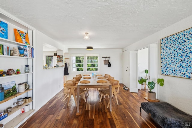 503 Easterby St, Sausalito, CA 94965 - dining area featuring wood finished floors and a textured ceiling