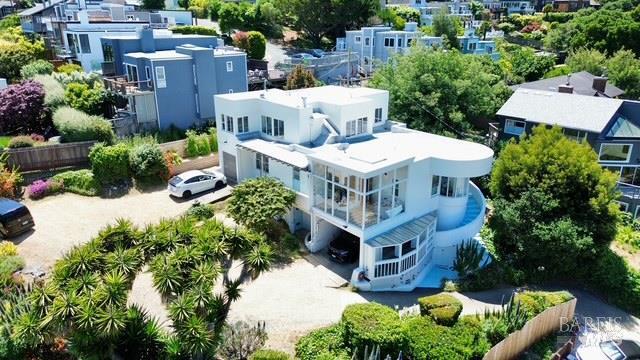503 Easterby St, Sausalito, CA 94965 - drone / aerial view