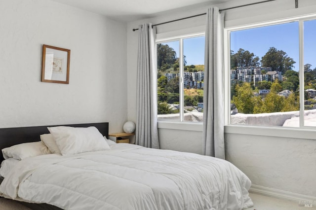 503 Easterby St, Sausalito, CA 94965 - bedroom with multiple windows and a textured wall
