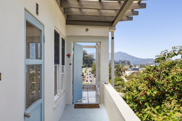 503 Easterby St, Sausalito, CA 94965 - balcony featuring a mountain view