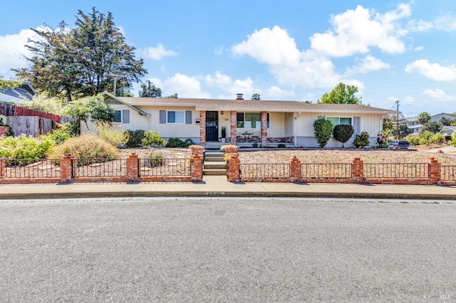 168 Bergwall Way, Vallejo, CA 94591 - single story home with covered porch and a fenced front yard