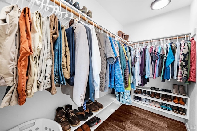 1006 Birkdale Dr, Napa, CA 94559 - walk in closet with wood finished floors
