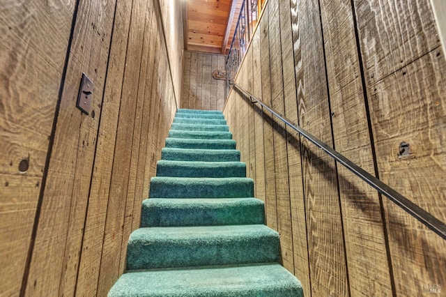 1324 Delwood St, Vallejo, CA 94591 - staircase with wood walls