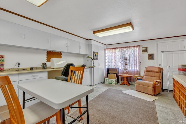 1324 Delwood St, Vallejo, CA 94591 - dining area featuring light colored carpet and ornamental molding