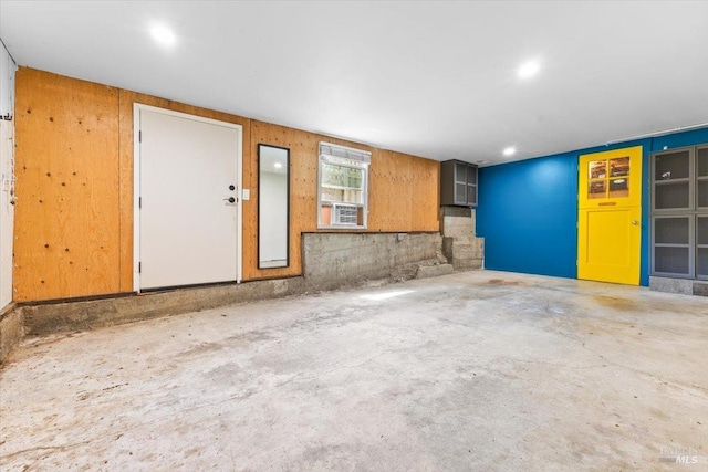 2787 N Fitch Mountain Rd, Healdsburg, CA 95448 - unfurnished living room featuring unfinished concrete floors
