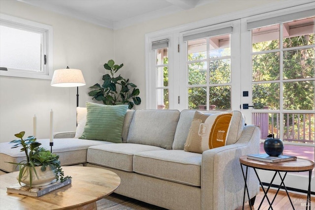 2787 N Fitch Mountain Rd, Healdsburg, CA 95448 - living room with wood finished floors