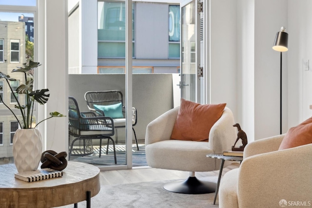 1452 Bush St Unit 9, San Francisco, CA 94109 - living area featuring wood finished floors