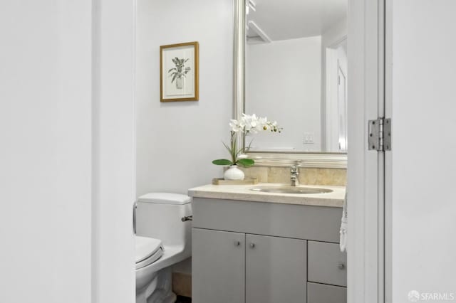 1452 Bush St Unit 9, San Francisco, CA 94109 - half bathroom with vanity and toilet