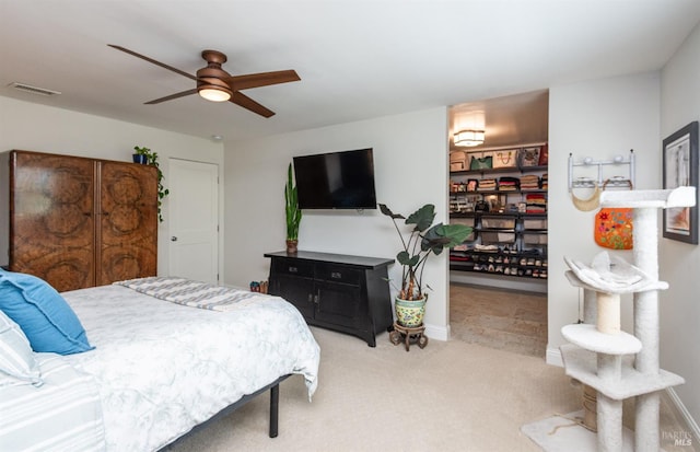 3355 Covey Ct, Napa, CA 94558 - carpeted bedroom featuring ceiling fan