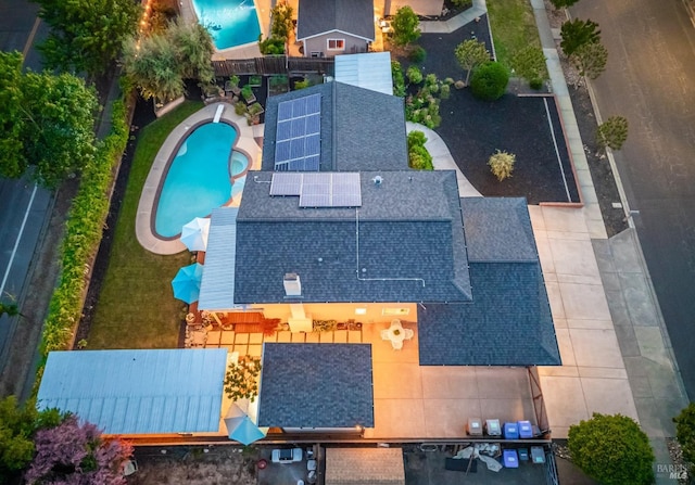 3355 Covey Ct, Napa, CA 94558 - view from above of property featuring a pool area