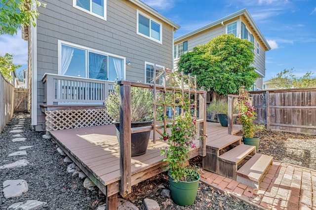 2064 Easton Dr, Petaluma, CA 94952 - wooden deck featuring a fenced backyard