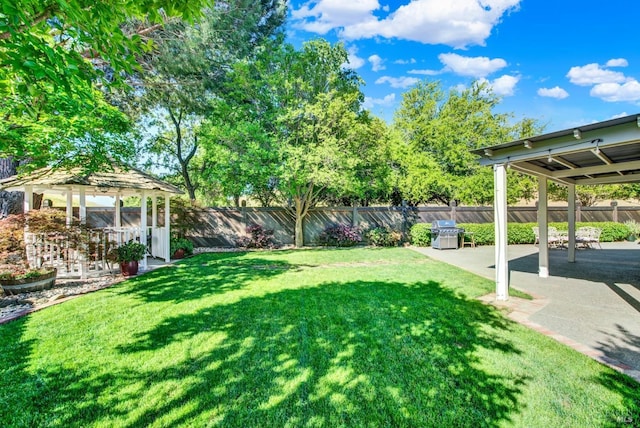 113 Pau Ct, Fairfield, CA 94534 - view of yard with a gazebo and a patio area