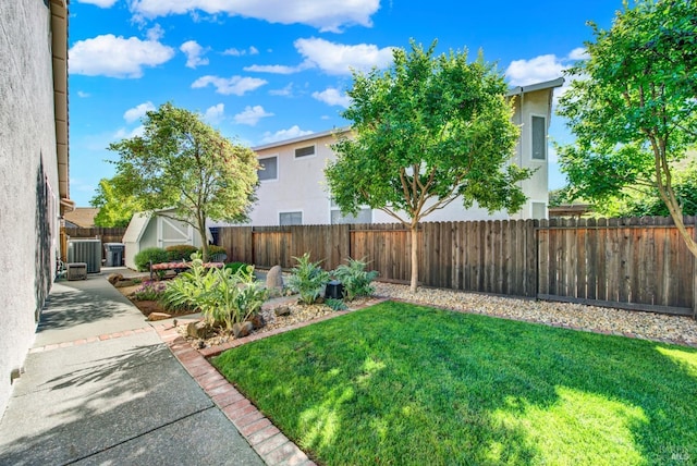 113 Pau Ct, Fairfield, CA 94534 - view of yard featuring central air condition unit