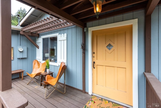 16635 Center Way, Guerneville, CA 95446 - entrance to property with a pergola
