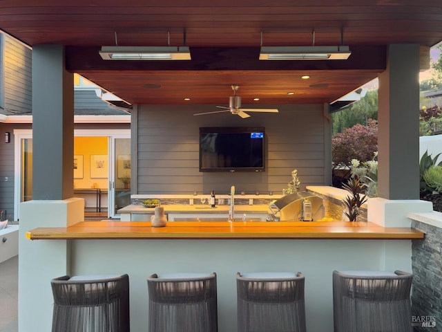 12 Nunes Dr, Novato, CA 94945 - view of patio with ceiling fan