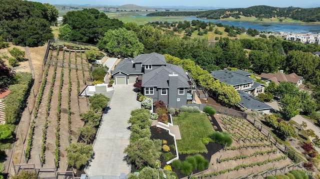 12 Nunes Dr, Novato, CA 94945 - aerial view of a nearby body of water and extensive farmland