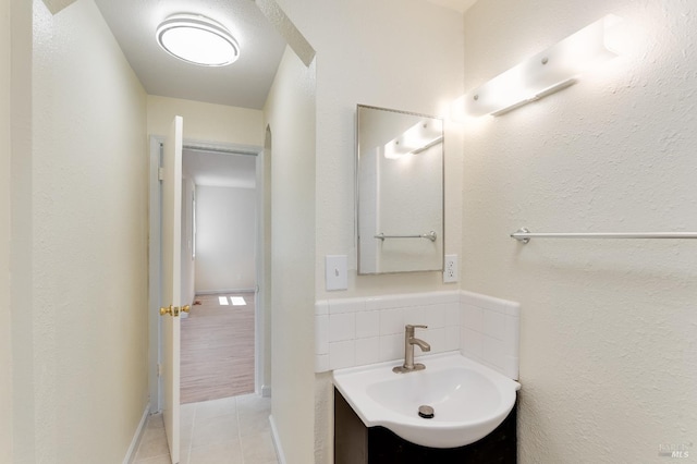 213 Sperry Ave, Vallejo, CA 94590 - bathroom with tile patterned floors and vanity