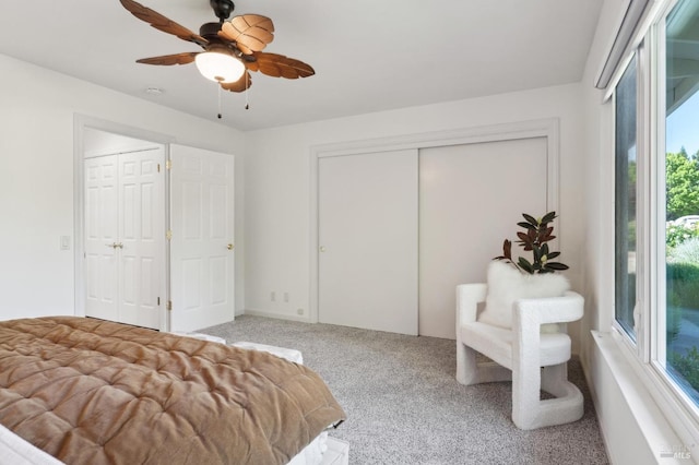 249 Los Palos St, Sonoma, CA 95476 - carpeted bedroom with multiple windows and a ceiling fan