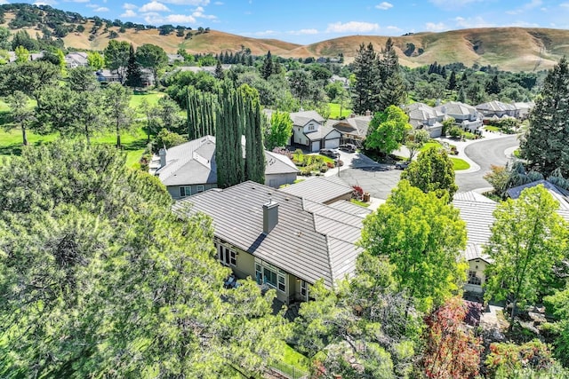 3287 Congressional Ct, Fairfield, CA 94534 - aerial view of residential area with a mountainous background