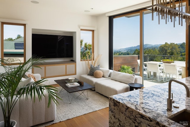 2 Upper Alcatraz Pl, Mill Valley, CA 94941 - living area featuring wood finished floors