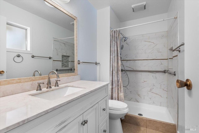241 Camellia St, Fairfield, CA 94533 - full bathroom featuring toilet, vanity, and a shower stall
